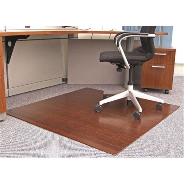 Anji Mountain Anji Mountain AMB24013 48 x 52 Inch Bamboo Roll-Up - 0.25 Inch Thick - Dark Cherry AMB24013 - main